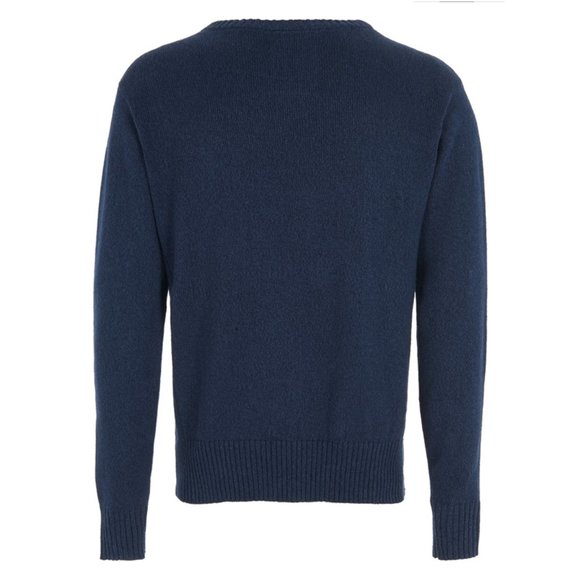 Men's Knit Sweater MIDNIGHT BLUE (MKS) - Picture 8 of 13
